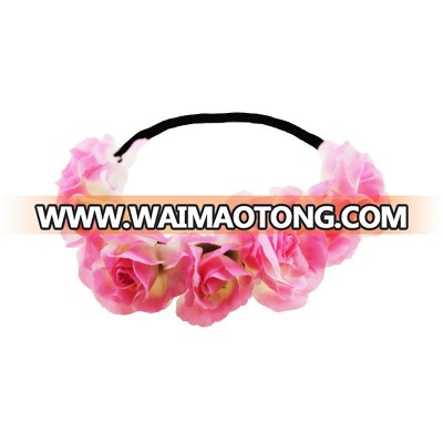 2017 Fashion high quality handmade wedding bridal headband flower crown hair accessories